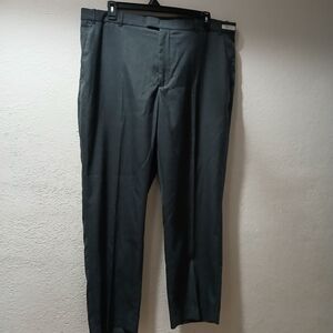 Perry Ellis Men's Charcoal Gray Dress Trousers